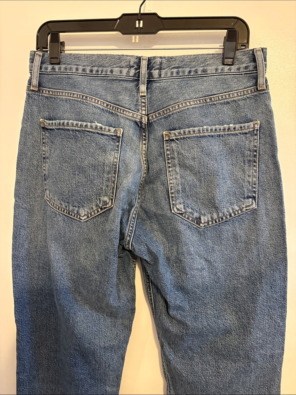Agolde Riley Button Fly High Rise Crop Jeans 28 - Picture 4 of 8